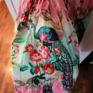 Hell Bunny Dresses Off Shoulder Peacock Dress Poshmark